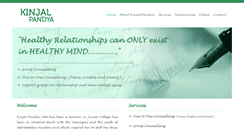 Desktop Screenshot of kinjalpandya.com